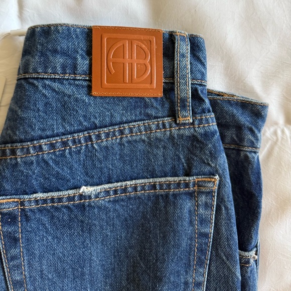 NWT Anine Bing Rick Jean Azure Blue - Picture 9 of 11